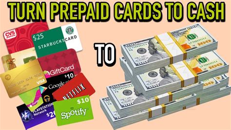 How To Turn Prepaid Visa Into Cash